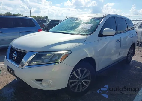 2014 Nissan Pathfinder S из США, поврежденный, VIN 5N1AR2MN8EC699973